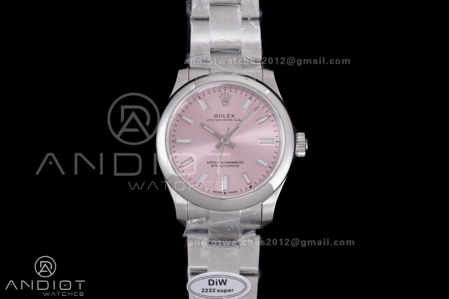 Oyster Perpetual 31mm 277200 DIWF Best Edition Pink Dial on SS Bracelet A2232