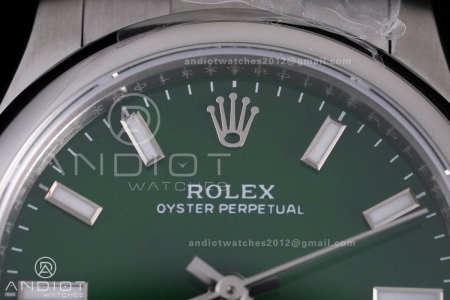 Oyster Perpetual 31mm 277200 DIWF Best Edition Green Dial on SS Bracelet A2232