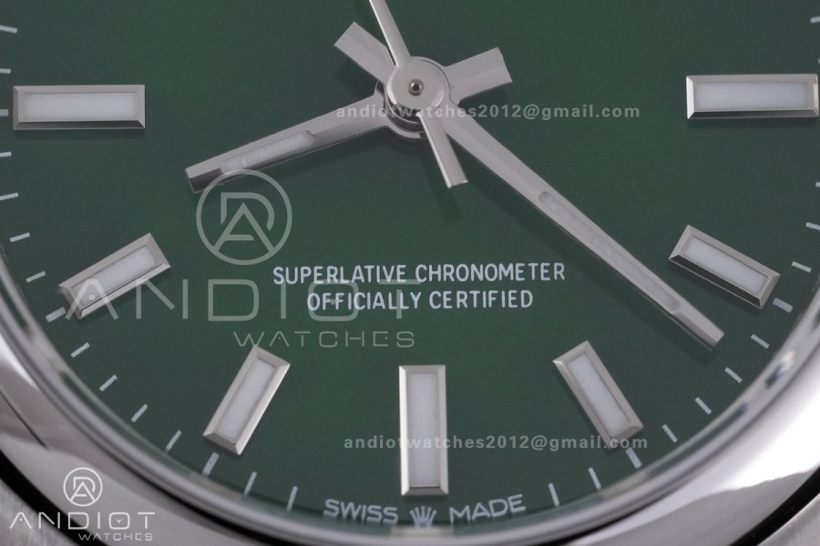 Oyster Perpetual 31mm 277200 DIWF Best Edition Green Dial on SS Bracelet A2232