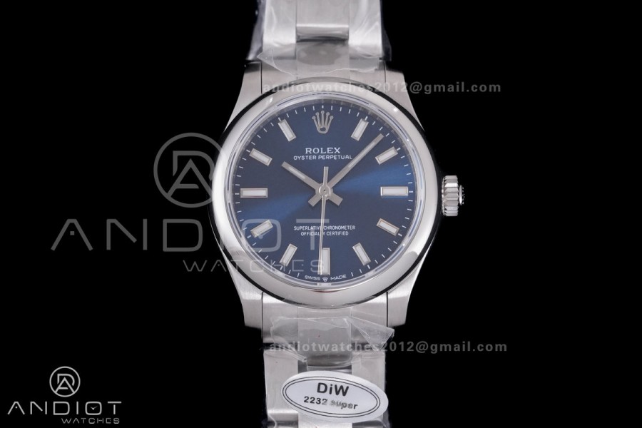 Oyster Perpetual 31mm 277200 DIWF Best Edition Deep Blue Dial on SS Bracelet A2232