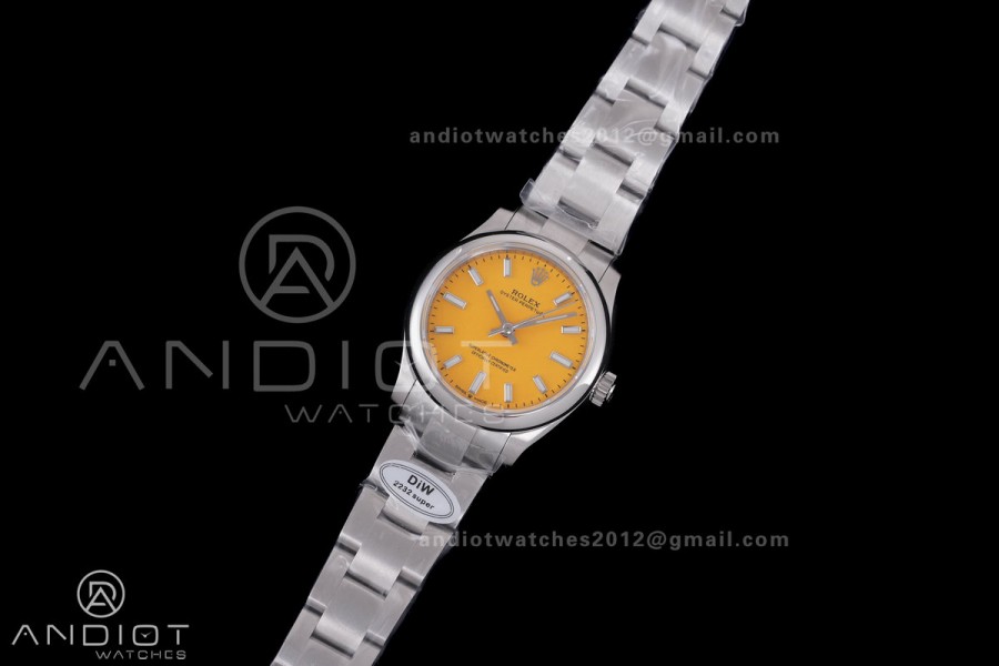 Oyster Perpetual 31mm 277200 DIWF Best Edition Yellow Dial on SS Bracelet A2232