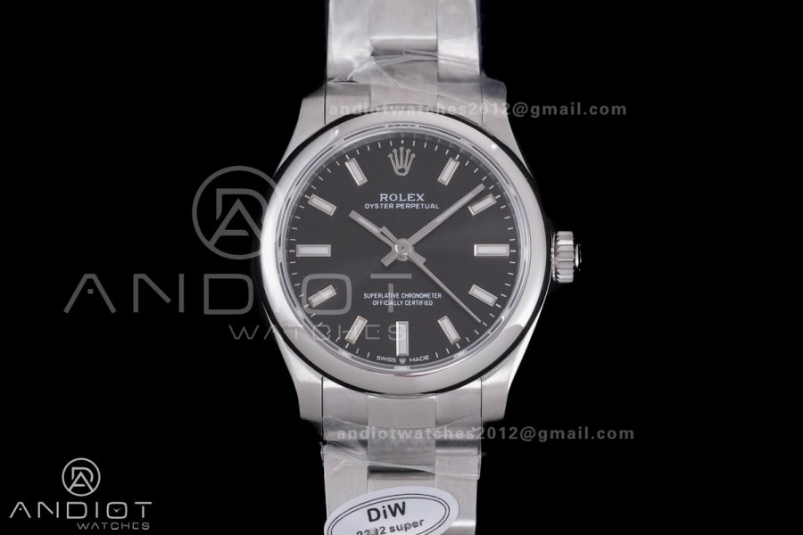 Oyster Perpetual 31mm 277200 DIWF Best Edition Black Dial on SS Bracelet A2232