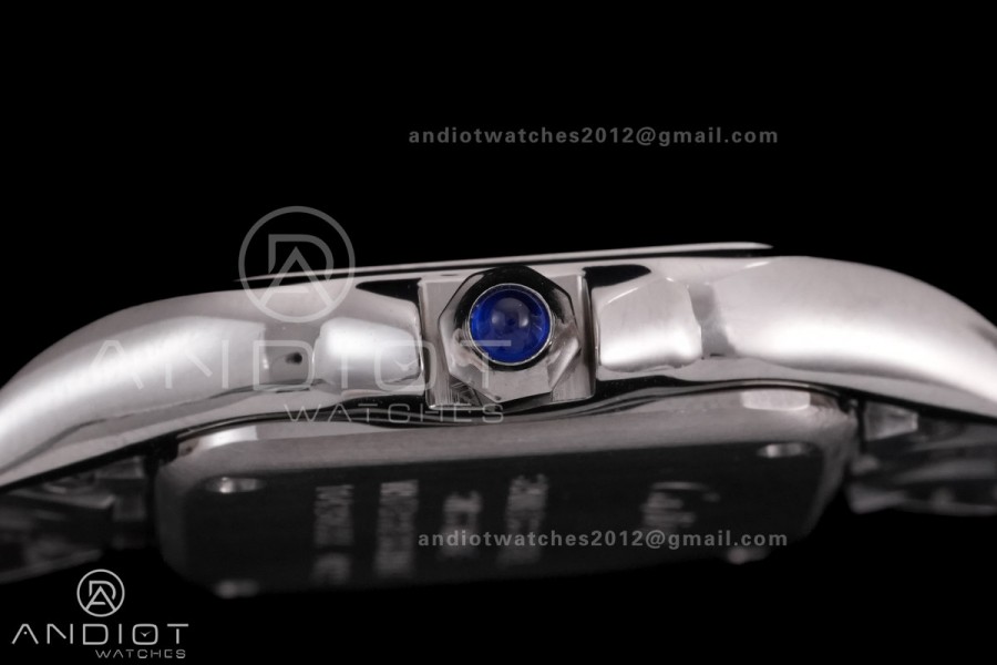 Panthère Ladies 22mm SS AF 1:1 Best Edition White Dial  on SS Bracelet Ronda Quartz