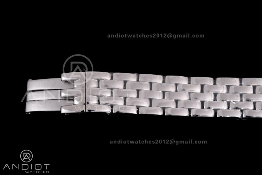Panthère Ladies 22mm SS AF 1:1 Best Edition White Dial  on SS Bracelet Ronda Quartz