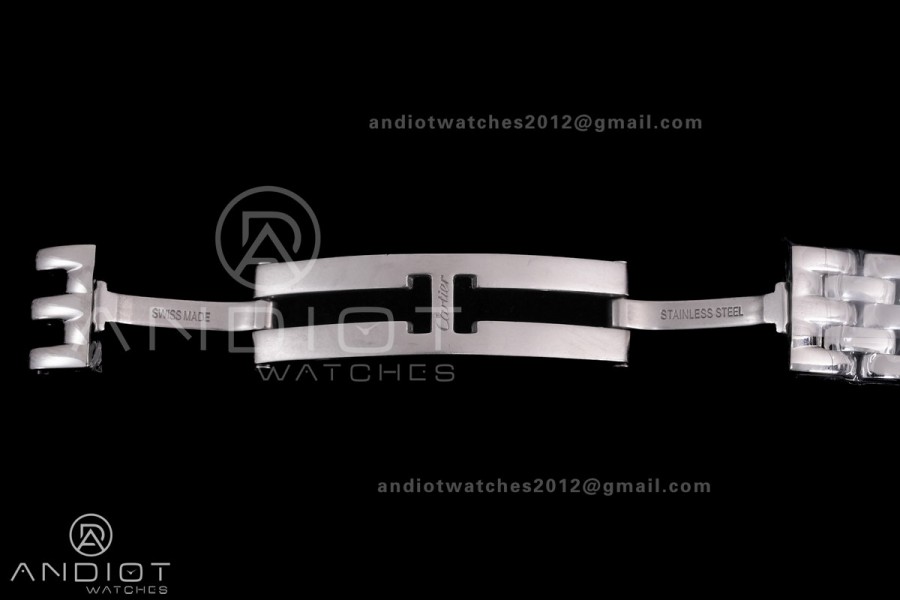Panthère Ladies 22mm SS AF 1:1 Best Edition White Dial  on SS Bracelet Ronda Quartz