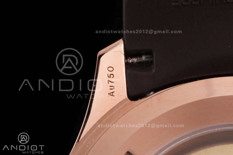 Aquanaut 5167 RG Gain Weight DDF 1:1 Best Edition Brown Dial On Brown Rubber Strap DD324 Super Clone