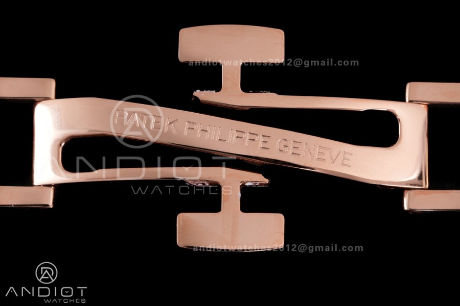 Aquanaut 5167 RG Gain Weight DDF 1:1 Best Edition Brown Dial On Brown Rubber Strap DD324 Super Clone