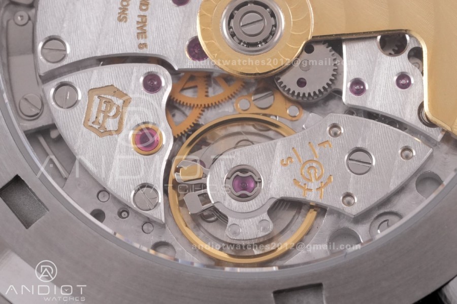 Aquanaut 5167 SS DDF 1:1 Best Edition Gray Dial on Orange Rubber Strap DD324 Super Clone