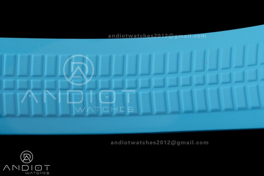 Aquanaut 5167 SS DDF 1:1 Best Edition Gray Dial on Blue Rubber Strap DD324 Super Clone