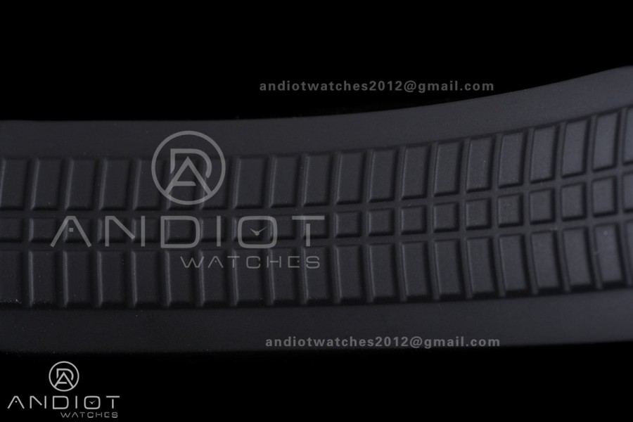 Aquanaut 5167 SS DDF 1:1 Best Edition Gray Dial on Black Rubber Strap DD324 Super Clone