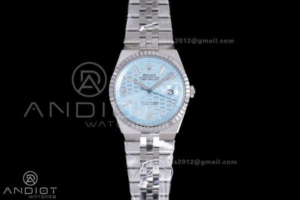 Land Dweller 127336 SS ESF Ice Blue Dial On SS Bra...