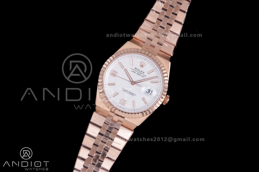 Land Dweller 127335 RG ESF White Dial On RG Bracelet A7135