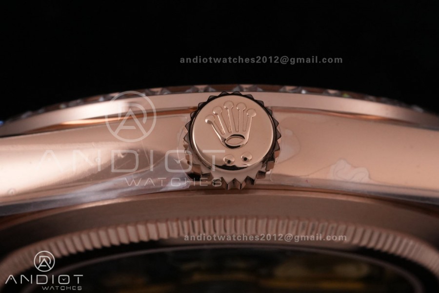 Land Dweller 127385 Diamond Bezel RG ESF White Dial T Diamond Marker On RG Bracelet A7135