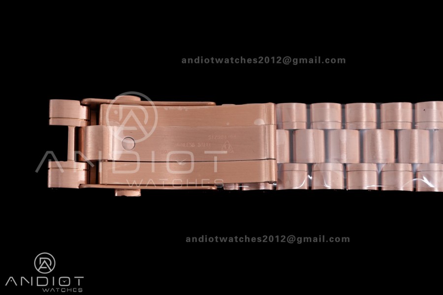 Speedmaster Professional RG N1F Best Edition Brown Dial On RG Bracelet Asian 3861