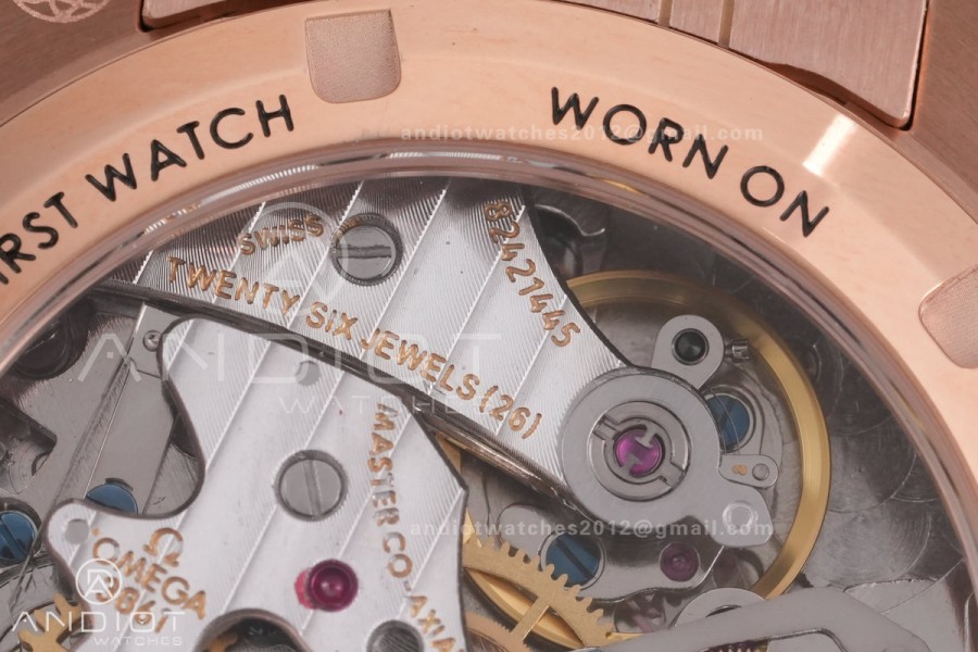 Speedmaster Professional RG N1F Best Edition Brown Dial On RG Bracelet Asian 3861