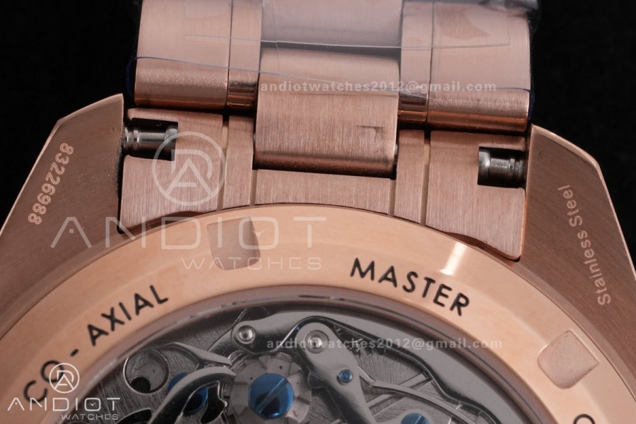 Speedmaster Professional RG N1F Best Edition Brown Dial On RG Bracelet Asian 3861