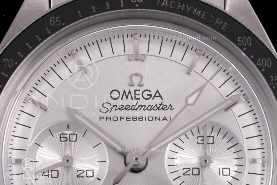 Speedmaster Professional SS N1F Best Edition Silver Dial On SS Bracelet Asian 3861
