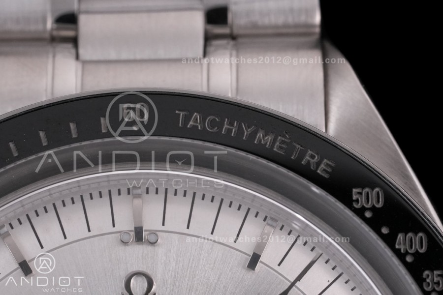 Speedmaster Professional SS N1F Best Edition Silver Dial On SS Bracelet Asian 3861