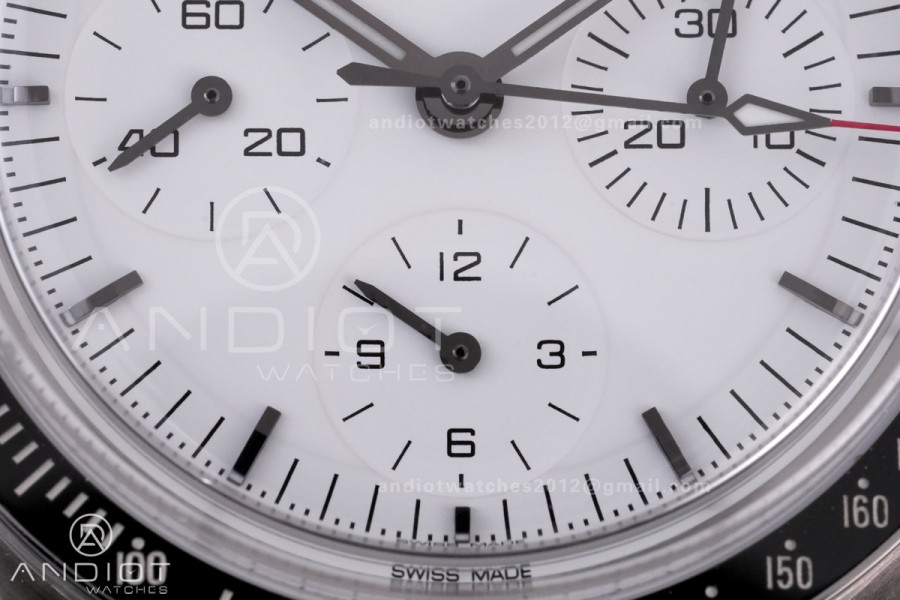 Speedmaster Professional SS N1F Best Edition White Dial On SS Bracelet Asian 3861