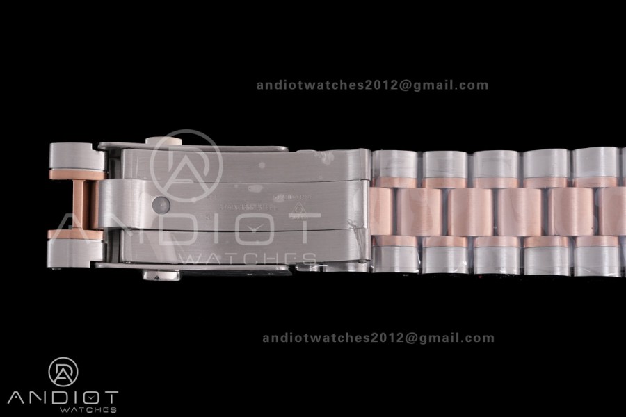 Speedmaster Professional SS/RG N1F Best Edition RG Dial Black Subdial On SS/RG Bracelet Asian 3861