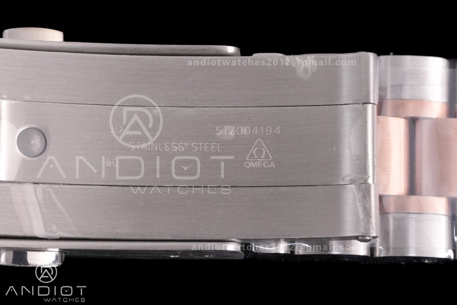 Speedmaster Professional SS/RG N1F Best Edition RG Dial Black Subdial On SS/RG Bracelet Asian 3861