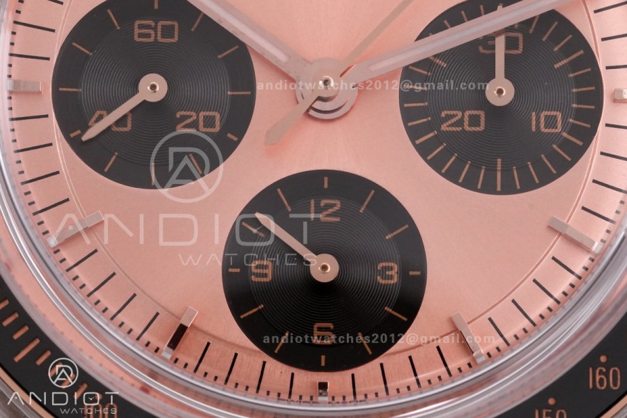 Speedmaster Professional SS/RG N1F Best Edition RG Dial Black Subdial On SS/RG Bracelet Asian 3861