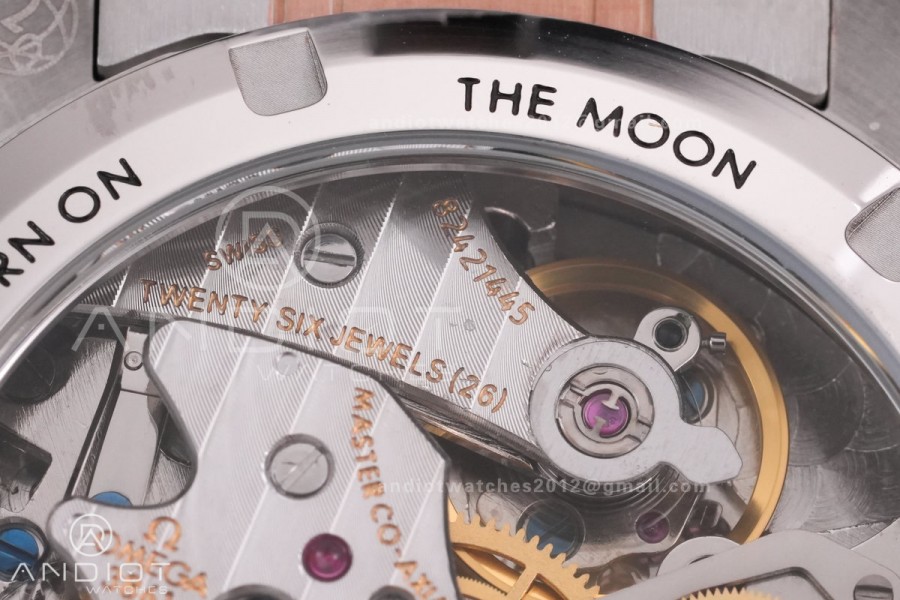 Speedmaster Professional SS/RG N1F Best Edition RG Dial Black Subdial On SS/RG Bracelet Asian 3861