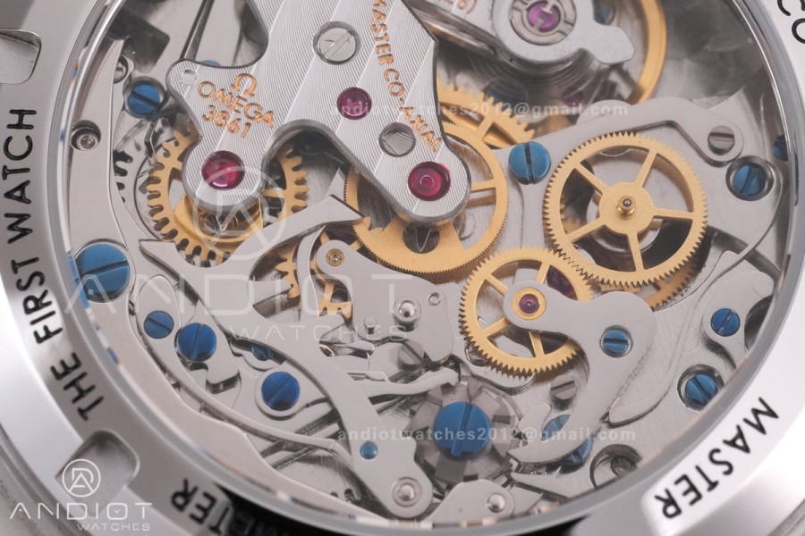 Speedmaster Professional SS/RG N1F Best Edition RG Dial Black Subdial On SS/RG Bracelet Asian 3861