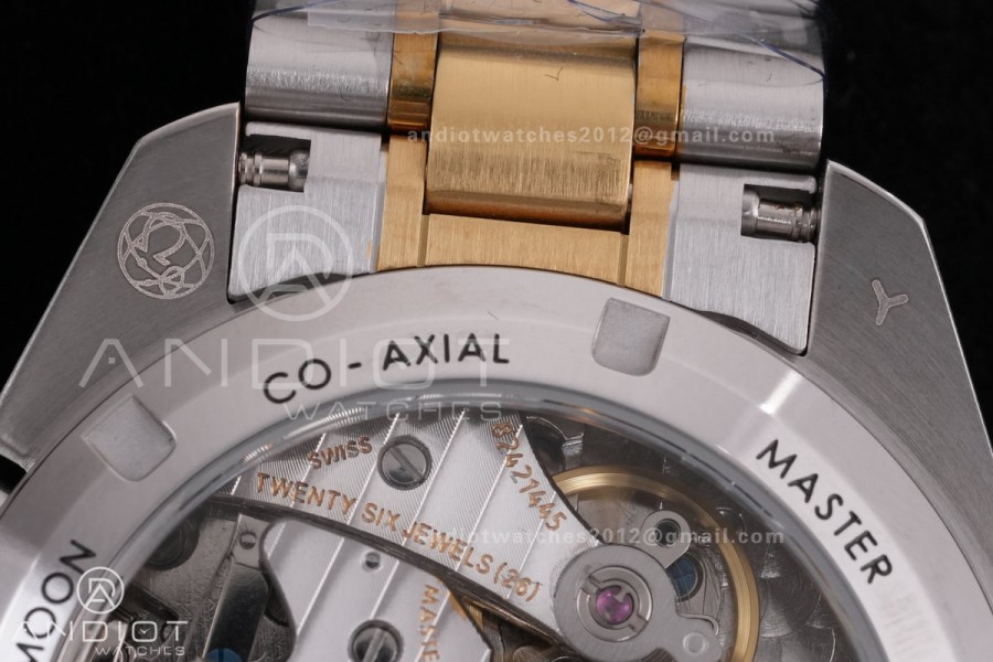 Speedmaster Professional SS/YG N1F Best Edition Silver Dial Gold Subdial On SS/YG Bracelet Asian 3861