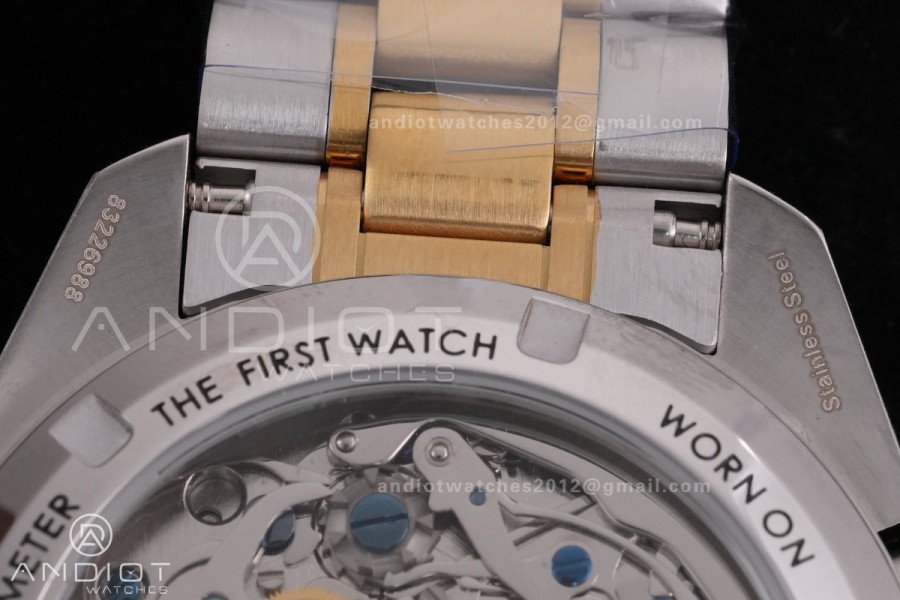 Speedmaster Professional SS/YG N1F Best Edition Silver Dial Gold Subdial On SS/YG Bracelet Asian 3861