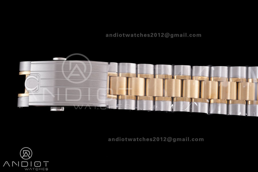 Speedmaster Professional SS/YG N1F Best Edition Silver Dial Gold Subdial On SS/YG Bracelet Asian 3861