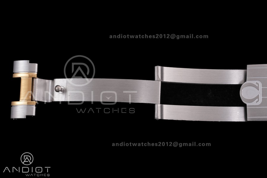 Speedmaster Professional SS/YG N1F Best Edition Silver Dial Gold Subdial On SS/YG Bracelet Asian 3861