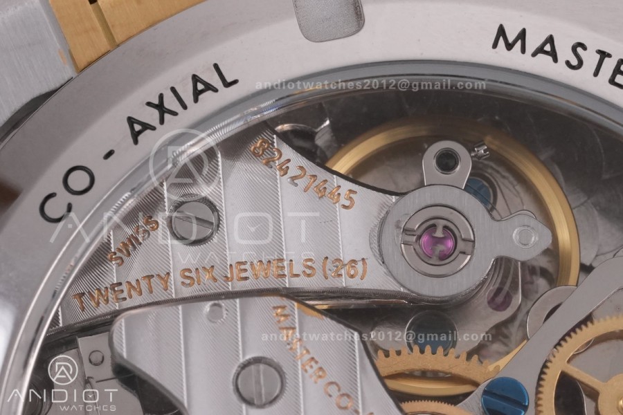 Speedmaster Professional SS/YG N1F Best Edition Silver Dial Gold Subdial On SS/YG Bracelet Asian 3861