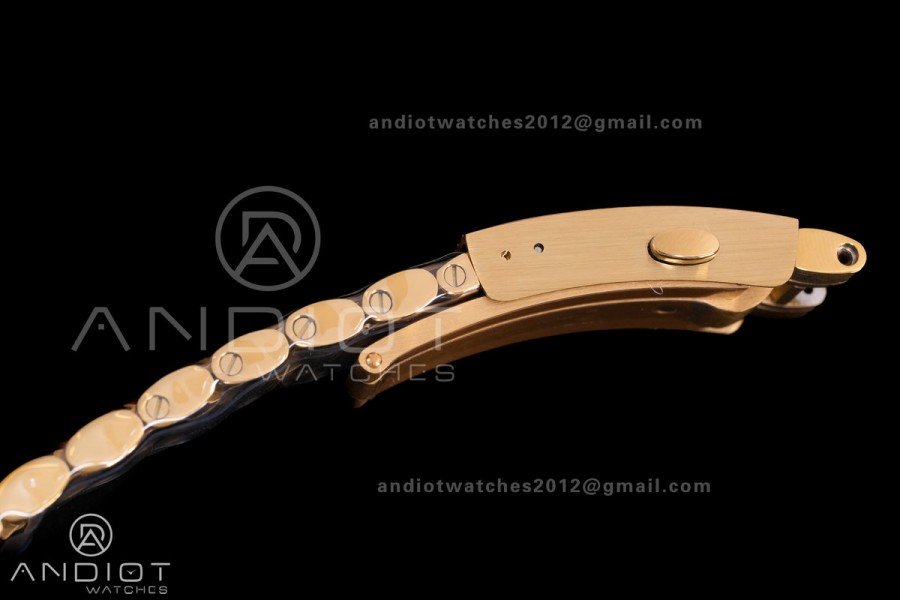 Speedmaster Professional YG N1F Best Edition Gold Dial Black Subdial On YG Bracelet Asian 3861