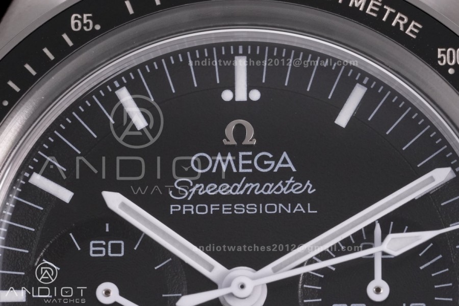 Speedmaster Professional SS N1F Best Edition Black Dial On SS Bracelet Asian 3861