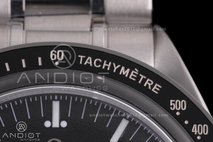 Speedmaster Professional SS N1F Best Edition Black Dial On SS Bracelet Asian 3861
