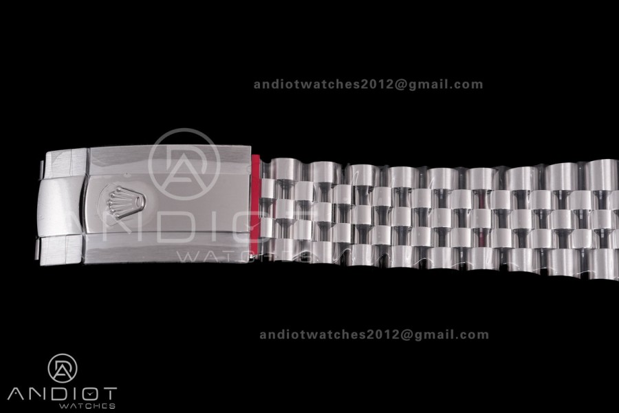 DateJust 41 126334 904L SS V2 VSF 1:1 Best Edition Blue Dial Roman Marker On Jubilee Bracelet DD3235