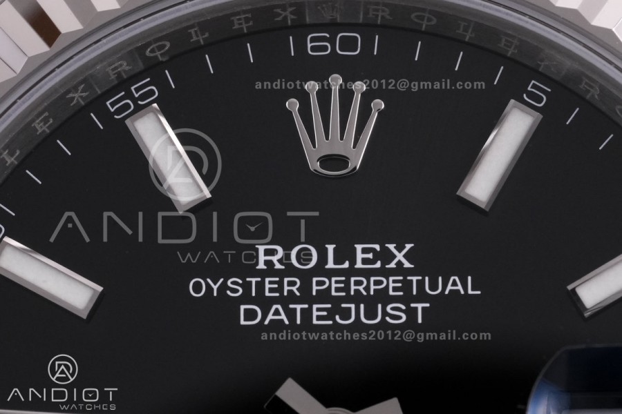 DateJust 41 126334 904L SS VSF 1:1 Best Edition V2 Black Dial On Jubilee Bracelet DD3235