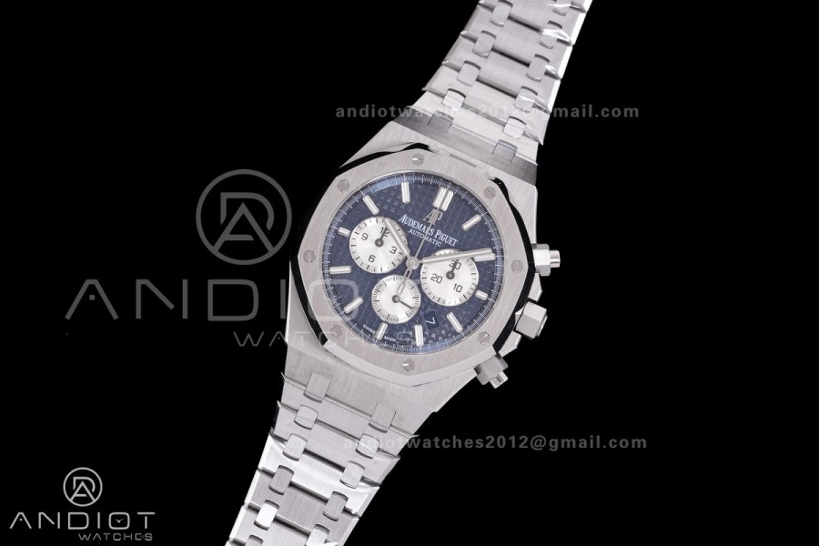 Royal Oak Chrono 26331 SS APSF 1:1 Best Edition Blue Dial on SS Bracelet A2385