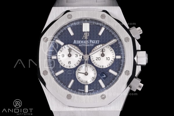 Royal Oak Chrono 26331 SS APSF 1:1 Best Edition Blue Dial on SS Bracelet A2385