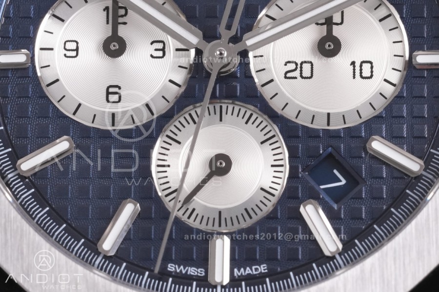 Royal Oak Chrono 26331 SS APSF 1:1 Best Edition Blue Dial on SS Bracelet A2385