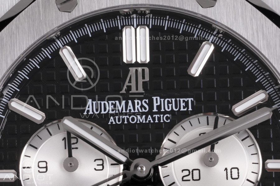 Royal Oak Chrono 26331 SS APSF 1:1 Best Edition Black Dial on SS Bracelet A2385