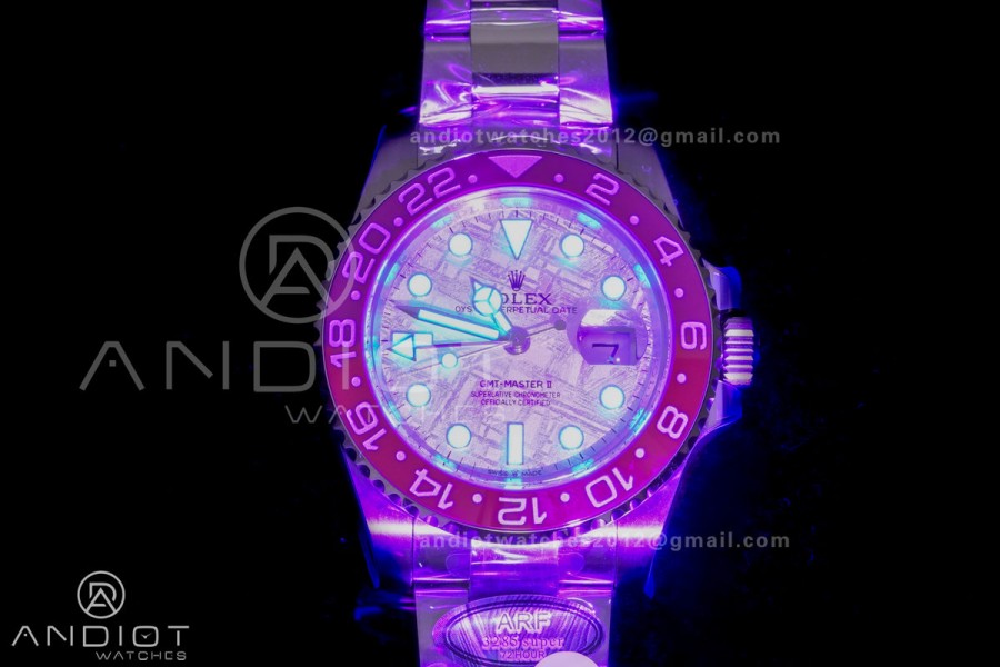  GMT Master II 126719 BLRO 904L SS ARF Pepsi 1:1 Best Edition Meteorite On Oyster Bracelet New SH3285