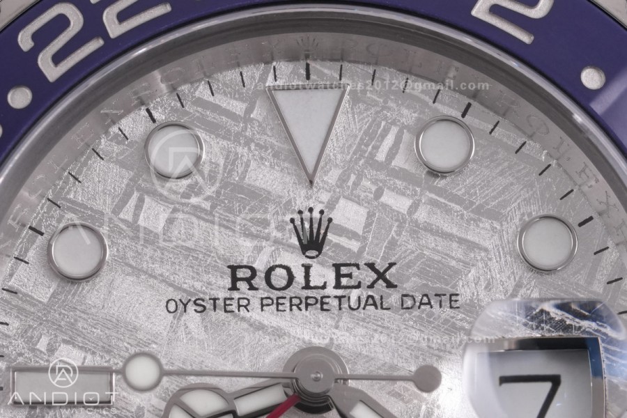  GMT Master II 126719 BLRO 904L SS ARF Pepsi 1:1 Best Edition Meteorite On Oyster Bracelet New SH3285