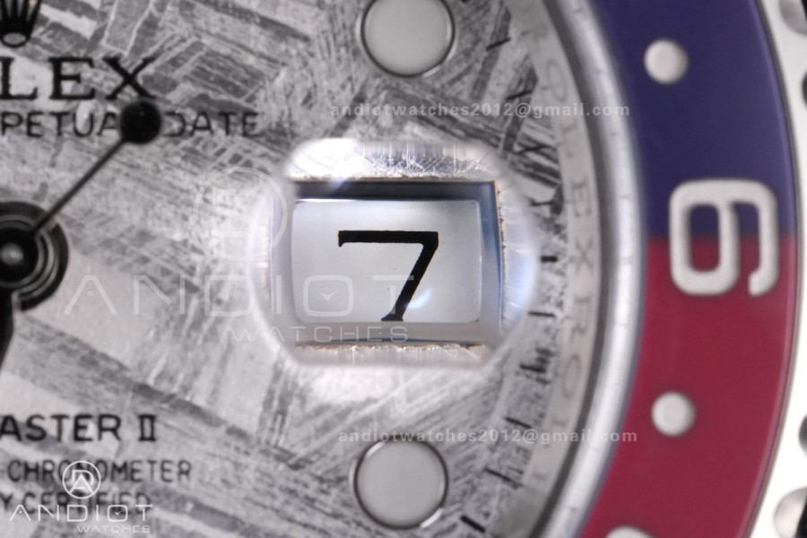  GMT Master II 126719 BLRO 904L SS ARF Pepsi 1:1 Best Edition Meteorite On Oyster Bracelet New SH3285