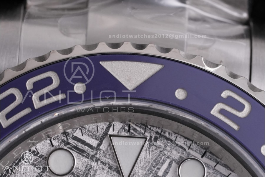 GMT Master II 126719 BLRO 904L SS ARF Pepsi 1:1 Best Edition Meteorite On Oyster Bracelet New SH3285