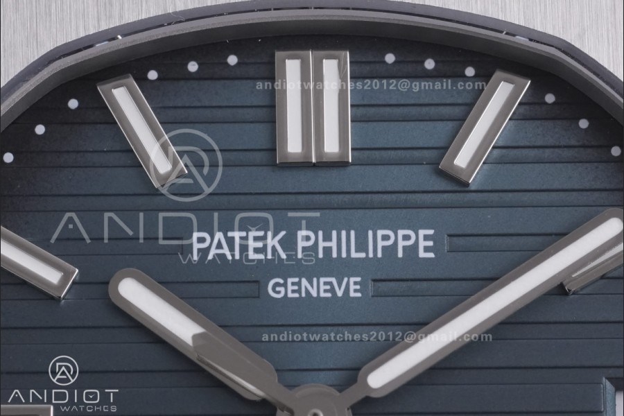 Nautilus 5711 DDF 1:1 Best Edition New Blue Textured Dial on SS Bracelet DD324 Super Clone