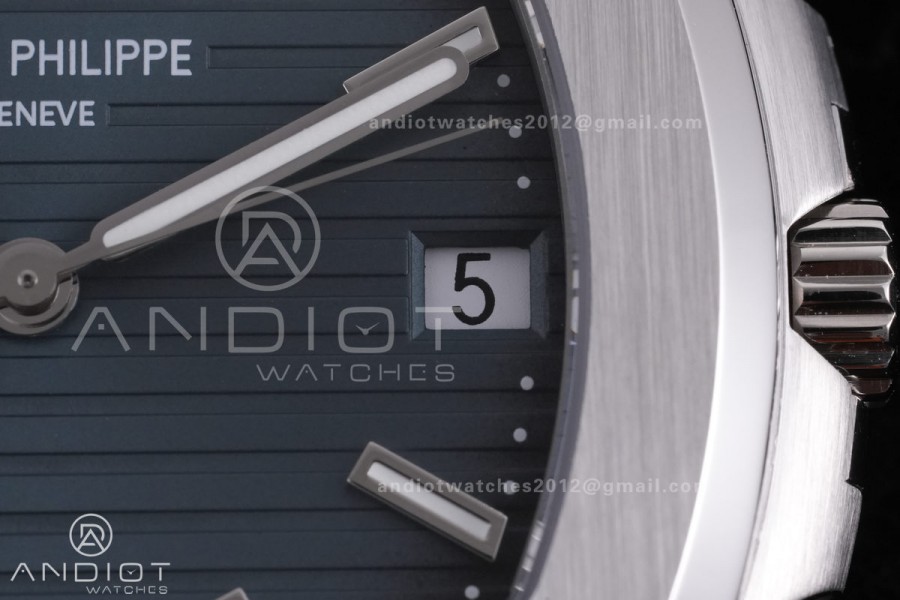 Nautilus 5711 DDF 1:1 Best Edition New Blue Textured Dial on SS Bracelet DD324 Super Clone