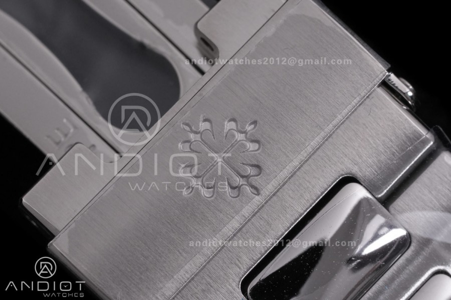 Nautilus 5711 DDF 1:1 Best Edition White Textured Dial on SS Bracelet DD324 Super Clone