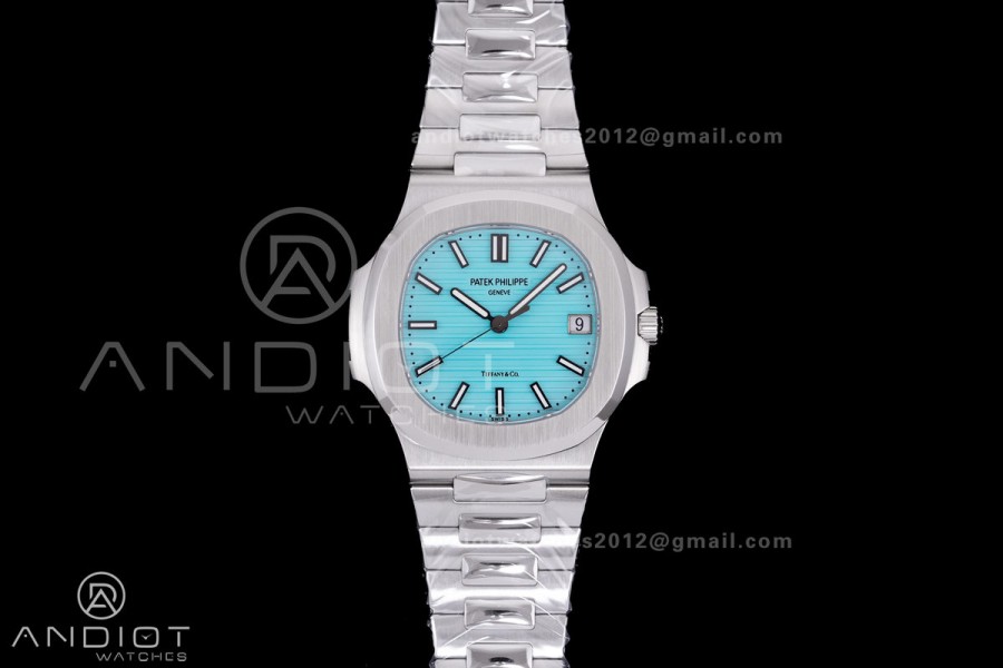 Nautilus 5711 DDF 1:1 Best Edition Tiffany Blue Dial on SS Bracelet DD324 Super Clone